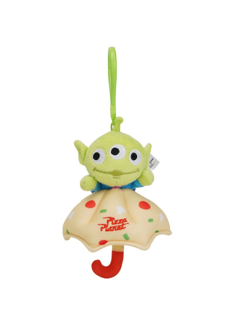 15cm Cute Plush Keychain Toy, Umbrella Series Three Eyes Plush Texture Pendant, Bag Pendant Decoration, Suitable For Children Over 0 Years Old Toy Gift - Image 1